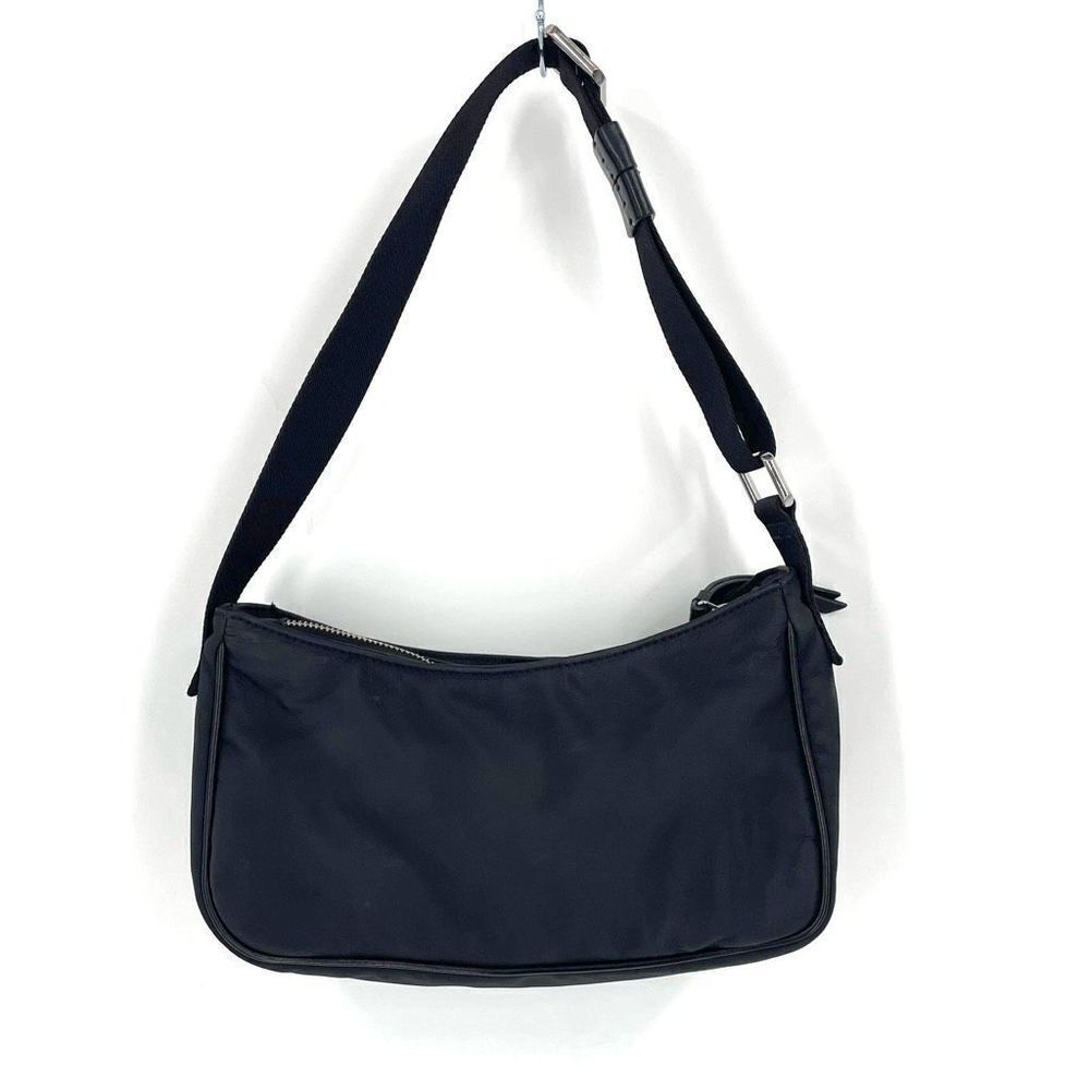 & Other Stories Women's Lined Top Zip Purse Shoulder Bag Navy Black Size Small‎